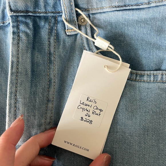 NWT - Rails Laurel Cargo Crystal Blue Mini Skirt - Picture 4 of 4